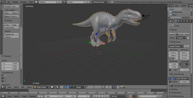 New Indominus rex model