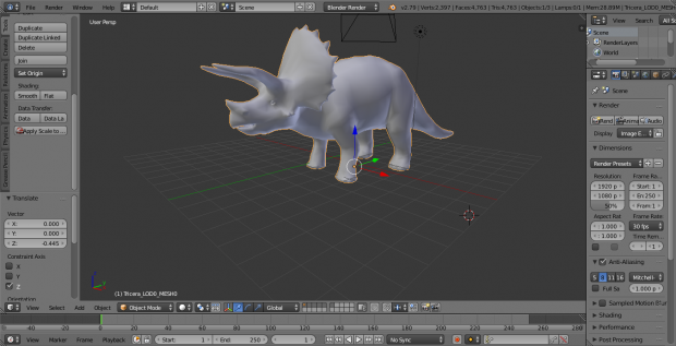 Possible new Triceratops model