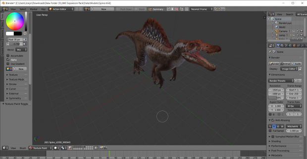 Modified new Frontier Spinosaurus