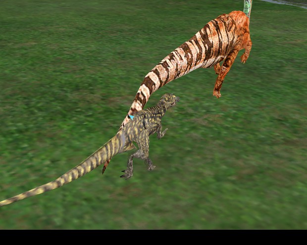 Suchomimus Hunting Edmontosaurus Image Jpoeg Jurassic Park Operation Genesis Evolution Mod 