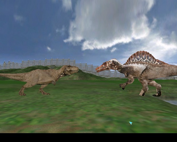 Rexy meets the JP3 Spinosaurus