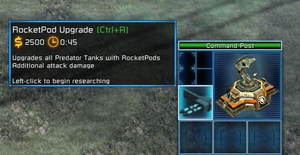New Predator Rocketpod Upgrade Button