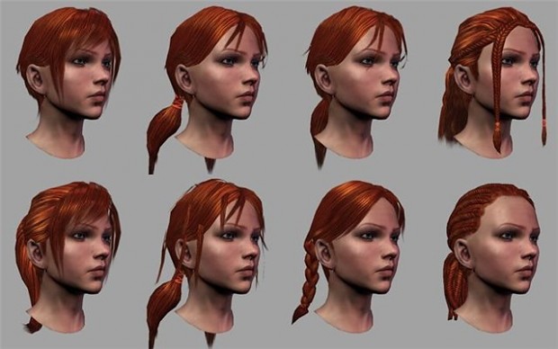 more hairstyles dragon age origins