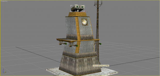 Advanced Guard Tower Fully Armed (Weapons Attached)