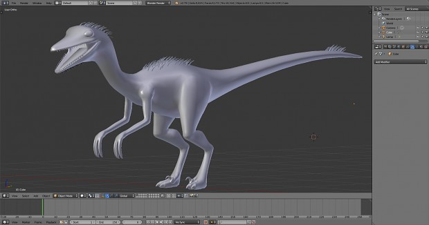 Troodon Model
