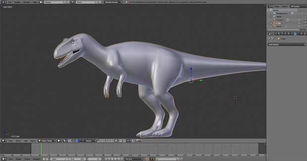 Metriacanthosaurus Model