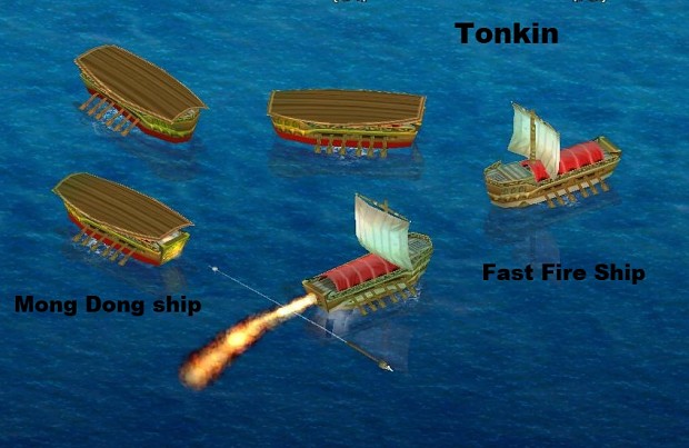 Tonkin Mong Dong ship vs Fast Fire Ship