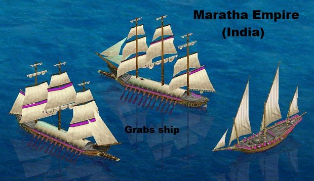 Maratha Grabs ship