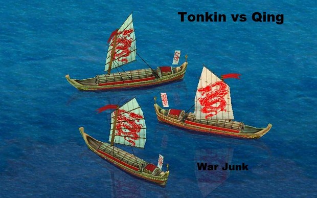 War Junk for Tonkin vs Qing