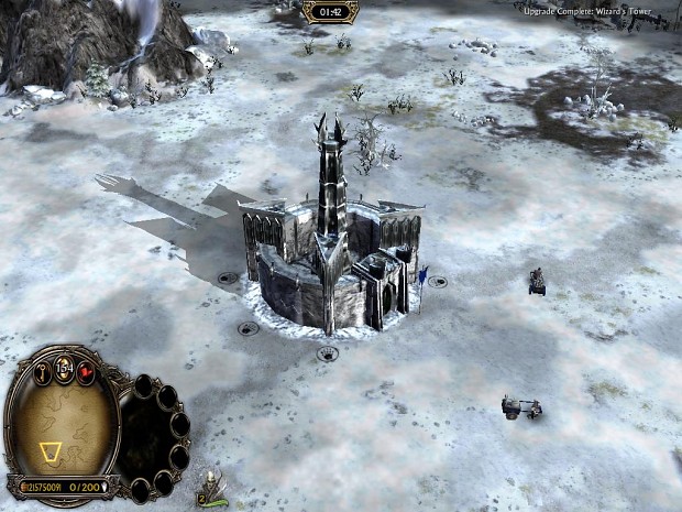 Snow Texture enabled for the Wizard Tower and Iron Plating