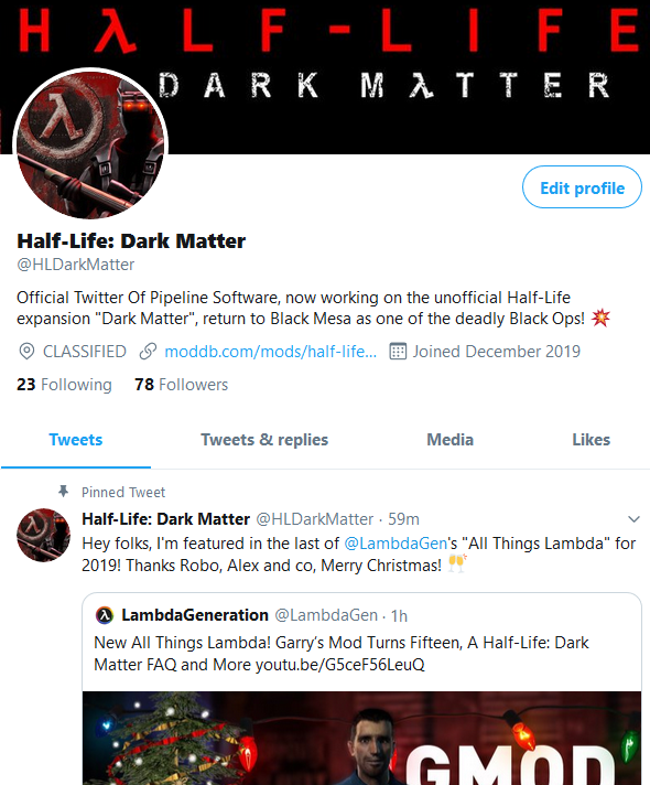 Dark Matter Twitter account / Lambda Generation: All Things Lambda