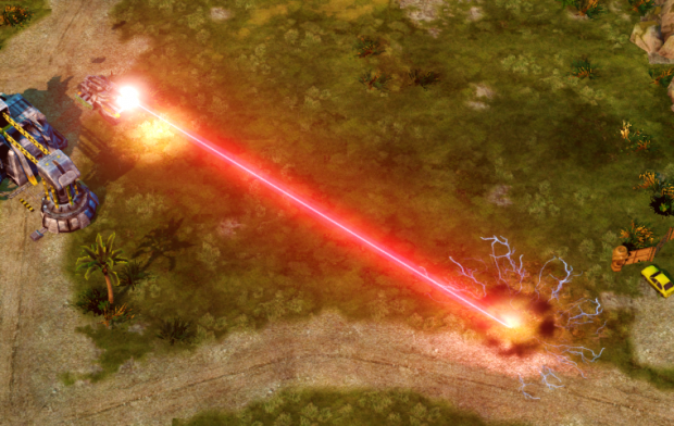 New Laser Effect for Mirage Tank