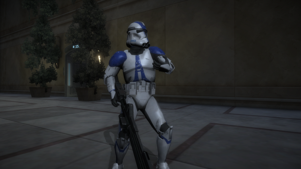 Phase 0 dark trooper and 501st clone trooper skin
