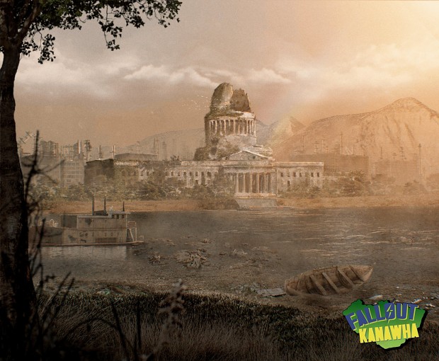 Charleston Capitol Building Concept Art image - Fallout Kanawha mod for