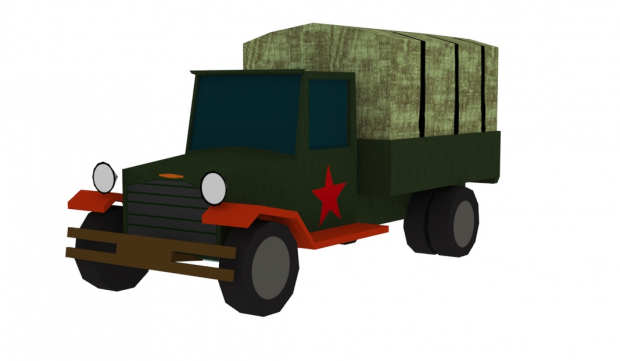 Infantry car with textures