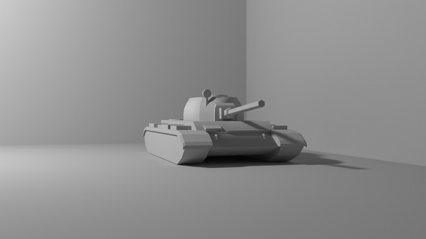 Tank ingame model without textures