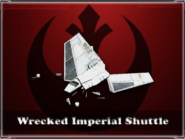 Wrecked Imperial Shuttle