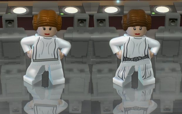 lego star wars leia and han solo