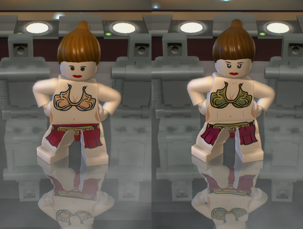 Leia Comparisons image - Lego Star Wars Modernized Character Texture