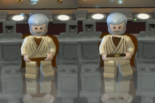 Obi-Wan Comparisons image - Lego Star Wars Modernized Character Texture