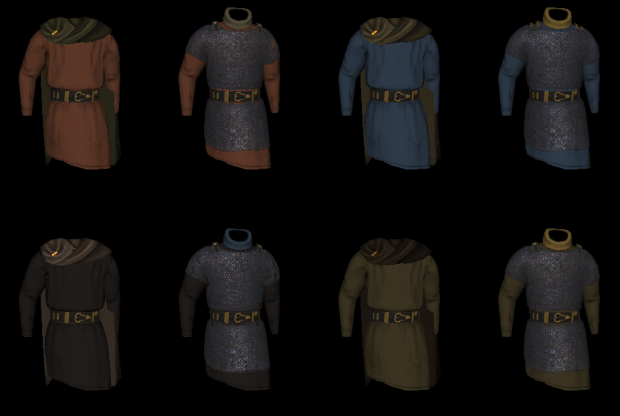 New tunics and armors!