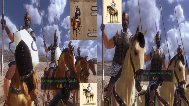 Carthage Cavalry(reworking the factions)