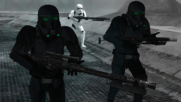 Added the E-11D and DLT-19D Blasters to the Death Trooper!