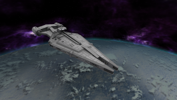 Imperial Light Cruiser orbiting Hoth