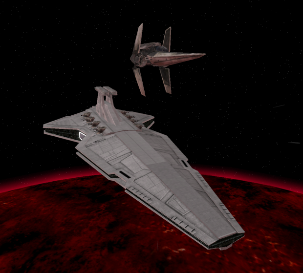 Imperial Venator + Imperial V-Wing