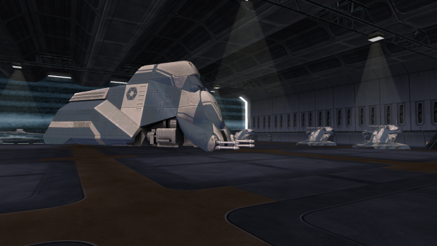 Separatist Dreadnought Hangar (Credit to Calrissian97 for the MTT model)