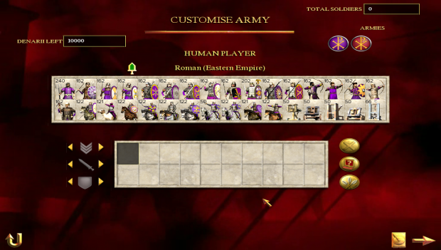 Eastern Roman Empire Unit Roster