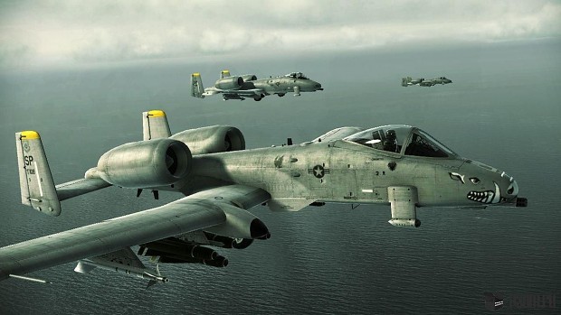 A-10 thunderbolt from ace combat