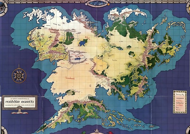 LotR: Realms in Exile - Original Map image - [The History of Ages] 2023 ...