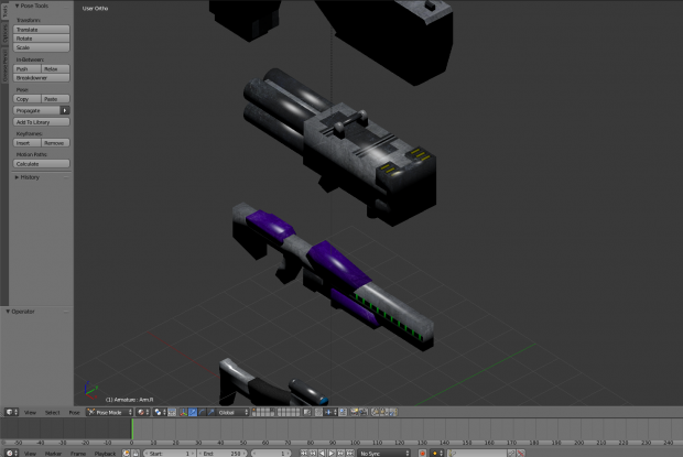 Weapon Models with texture