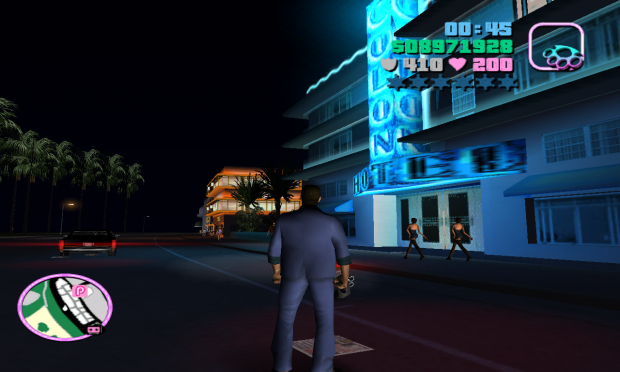 New lighting and time cycle (ocean drive)