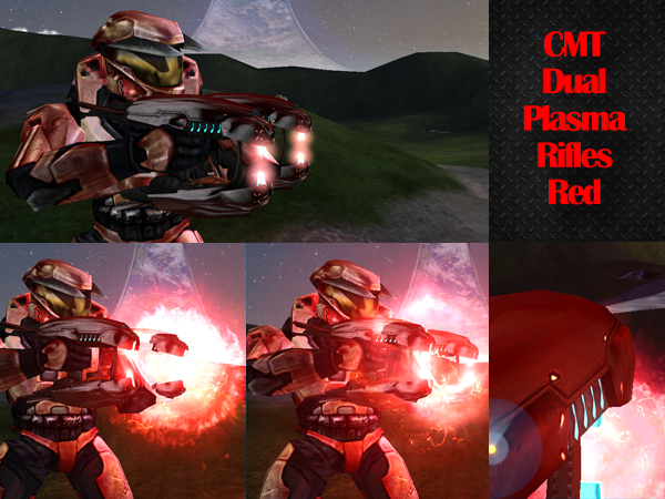 CMT Dual Plasma Rifles Red 2