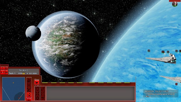 New Death Star background for Endor map