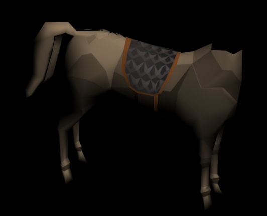 The 'horse' part of gielinor's centaurs
