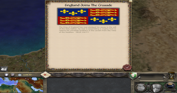 England Joins the Crusade!!!