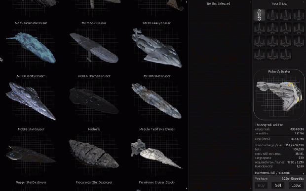 New Ship Categories