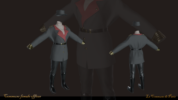 Paris Commune Female Officer