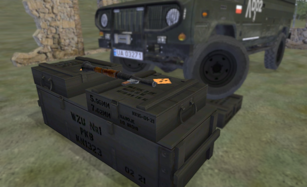 Polish equipment and ammo crates
