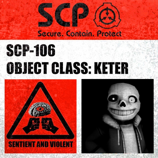 SCP-106 containment label