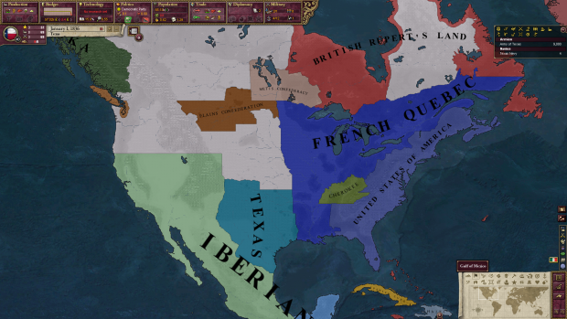 Central and North America