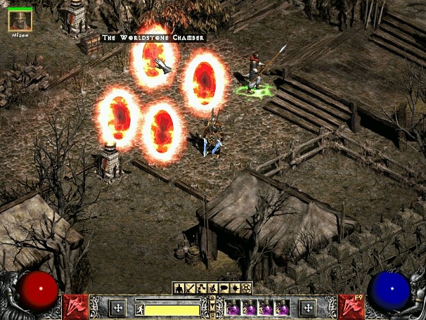 Custom Red Portals in Act 5 Town