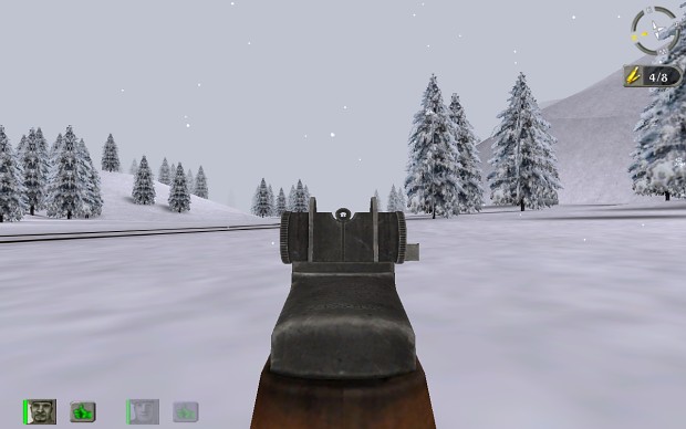 New 3D M1 Garand iron sights view model