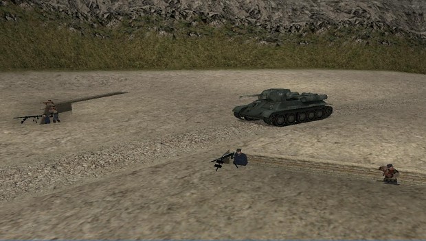 New T-34 tank in the Greece 2 mission.
