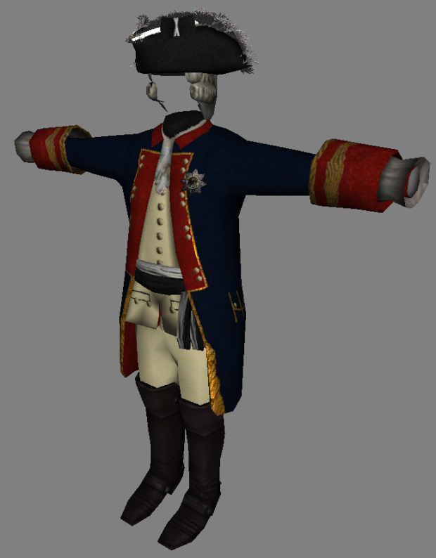 King Frederick II, Open Coat Uniform