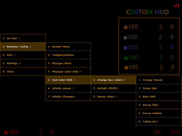 Hud color