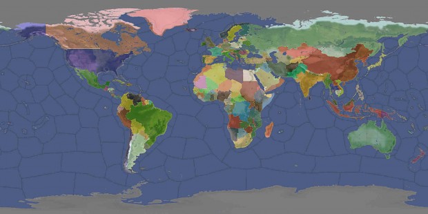 The Modern World Making History Gold Full Map